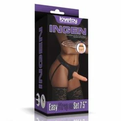 Coupon 👏 Lovetoy Love Toy Easy Strap On Set With 7.5 Inch Dildo 🤩