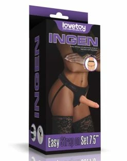 Best Pirce ✔️ Lovetoy Love Toy Easy Strap On Set With 7.5 Inch Dildo W/ Balls 👏