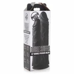 Promo 🥰 Master Cock – Double Stuffer 9.8 Inch Double Dildo – Black 🎁 -Suction Cup Dildo Shop unnamed file 1373