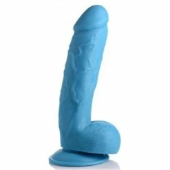 Buy ๐ฏ Pop Peckers โ Popping 8.25 Inch Dildo Blue ๐