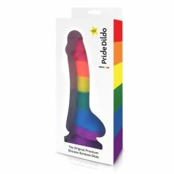 New 👏 Pride Dildo – Silicone Rainbow End Ballsy Dildo 7.8 Inch 👏 -Suction Cup Dildo Shop unnamed file 1540