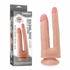 Best Pirce ⭐ Lovetoy Skinlike Double Penetration Soft Cock ✔️