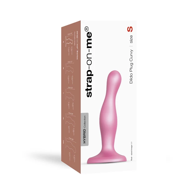 Cheap โ๏ธ Prostate Massagers Strap-On-Me โ Curvy Dildo Plug Metallic Sugar Pink Small ๐คฉ 8 Cheap โ๏ธ Prostate Massagers Strap-On-Me โ Curvy Dildo Plug Metallic Sugar Pink Small ๐คฉ - Image 6