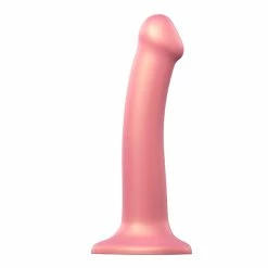 Best Pirce 😍 Strap-On-Me – Mono Density Dildo Metallic Shine Old Rose – Medium ✔️