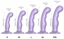 Outlet 🔥 Prostate Massagers Strap-On-Me – P & G Spot Dildo Plug Metallic Lilac Small 🤩 -Suction Cup Dildo Shop unnamed file 1700