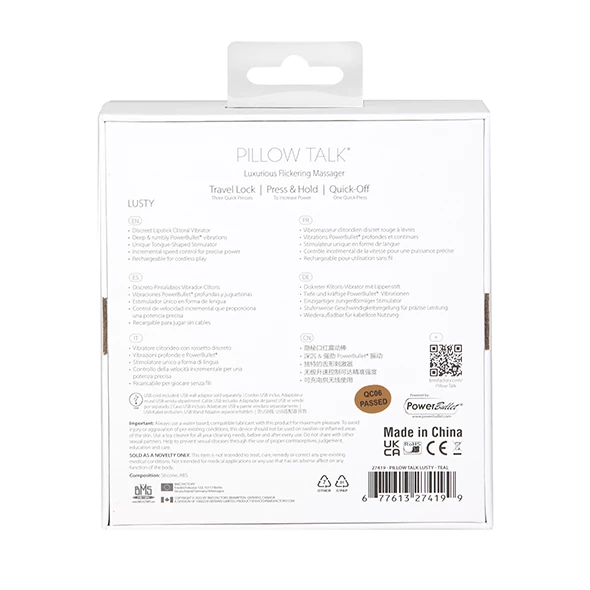 Hot Sale 😍 Pillow Talk® – Lusty Luxurious Flickering Massager – Teal ❤️ 9 Hot Sale 😍 Pillow Talk® – Lusty Luxurious Flickering Massager – Teal ❤️ - Image 7