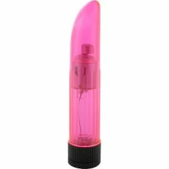 Wholesale ❤️ Seven Creations Crystal Clear Pink Lady Finger Vibrator 🔔