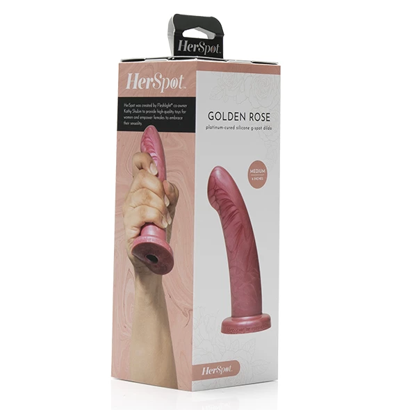Outlet 😍 Fleshlight® Fleshlight – HerSpot Dildo Golden Rose Medium 😉 10 Outlet 😍 Fleshlight® Fleshlight – HerSpot Dildo Golden Rose Medium 😉 - Image 8