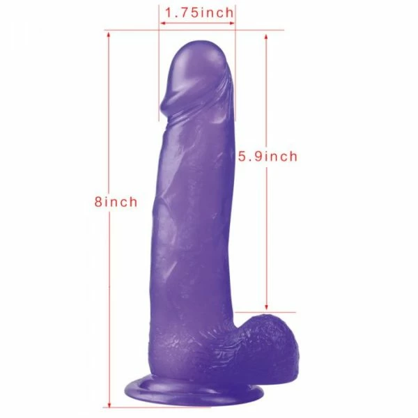 Brand new โญ Lovetoy Jelly Studs Purple Crystal Dildo Medium ๐ 6 Brand new โญ Lovetoy Jelly Studs Purple Crystal Dildo Medium ๐ - Image 4