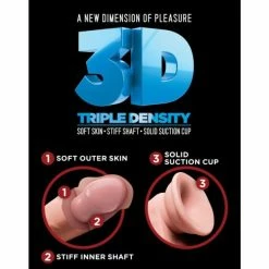 Deals 🌟 King Cock Kingcock Triple Density 7.5 Inch Dildo With Balls ❤️ -Suction Cup Dildo Shop unnamed file 531