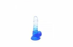 Cheapest ๐ Kiotos โ Crystal Jelly Blue Suction Cup Ballsy 6.1 Inch Dildo โ
