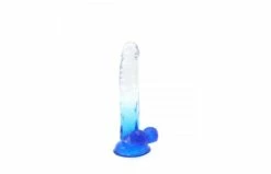 Best deal 😍 Kiotos – Crystal Jelly Blue Suction Cup Ballsy 7.8 Inch Dildo 🧨