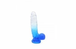 New ๐ฅฐ Kiotos โ Crystal Jelly Blue Suction Cup Ballsy 8.4 Inch Dildo ๐