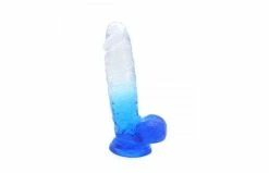 Deals 💯 Kiotos – Crystal Jelly Blue Suction Cup Ballsy 9.8 Inch Dildo 😀