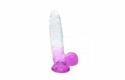 Wholesale 😍 Kiotos – Crystal Jelly Purple Suction Cup Ballsy 9.8 Inch Dildo 👍