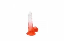 Coupon 😉 Kiotos – Crystal Jelly Red Suction Cup Ballsy 6.8 Inch Dildo 🌟