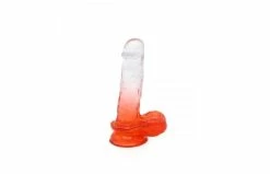 Best deal 😀 Kiotos – Crystal Jelly Red Suction Cup Ballsy 7 Inch Dildo 🎉